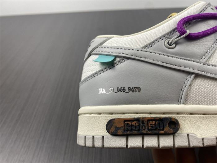 off-white x nike sb dunk low 28 of 50 ow dm1602-111