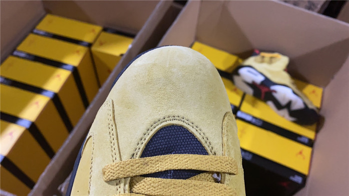 travis scott x air jordan 6 “yellow cactus jack” cn1084-300