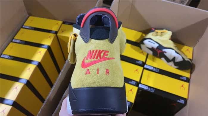 travis scott x air jordan 6 “yellow cactus jack” cn1084-300