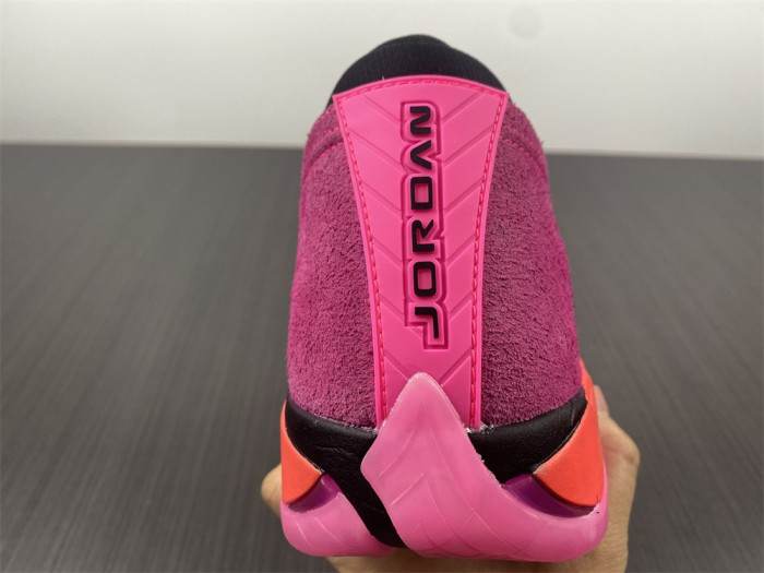air jordan 14 low wmns “shocking pin dh4121-600