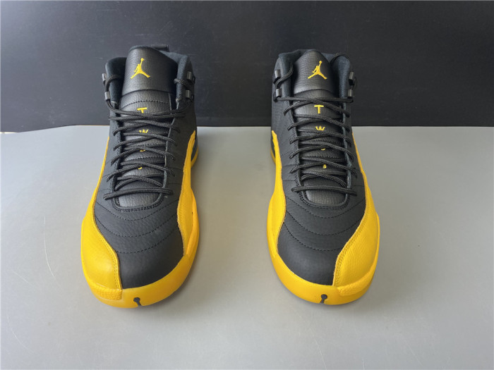 air jordan 12 retro black university gold 130690-070
