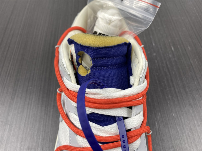 nike dunk low off-white lot 23 dm1602-126