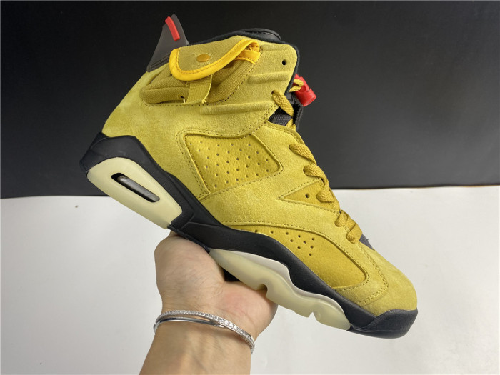 travis scott x air jordan 6 “yellow cactus jack” cn1084-300