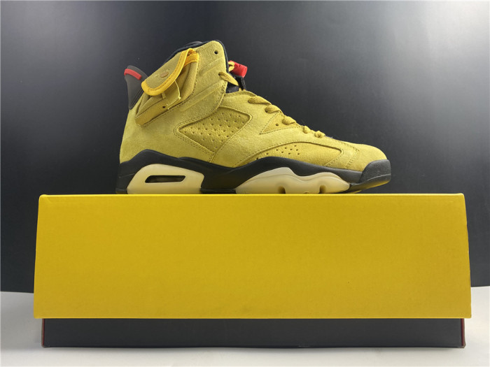 travis scott x air jordan 6 “yellow cactus jack” cn1084-300
