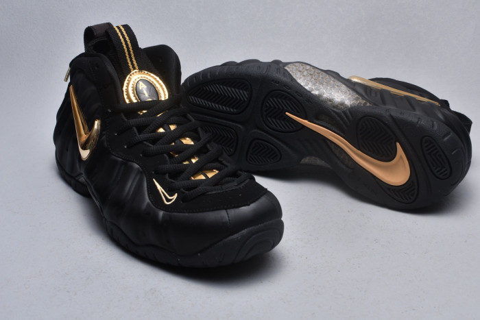 nike air foamposite one authracite black metallic gold 624041-009