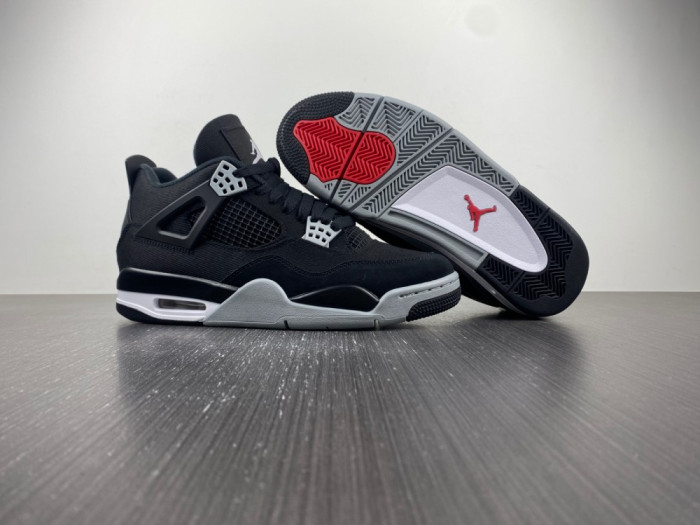 air jordan 4 retro “black canvas” dh7138-006
