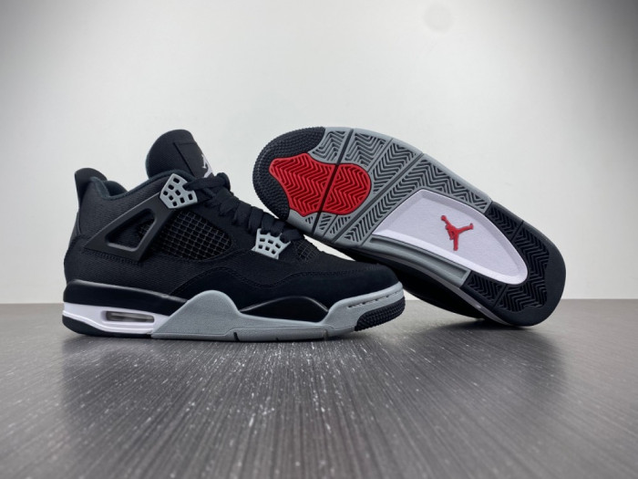 air jordan 4 retro “black canvas” dh7138-006