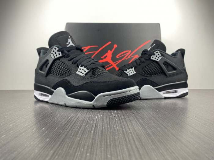 air jordan 4 retro “black canvas” dh7138-006
