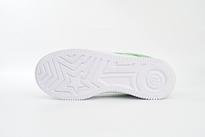 bape sta to low apple green