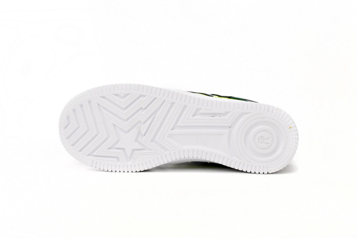 bape sta to low black green mirror surF**e