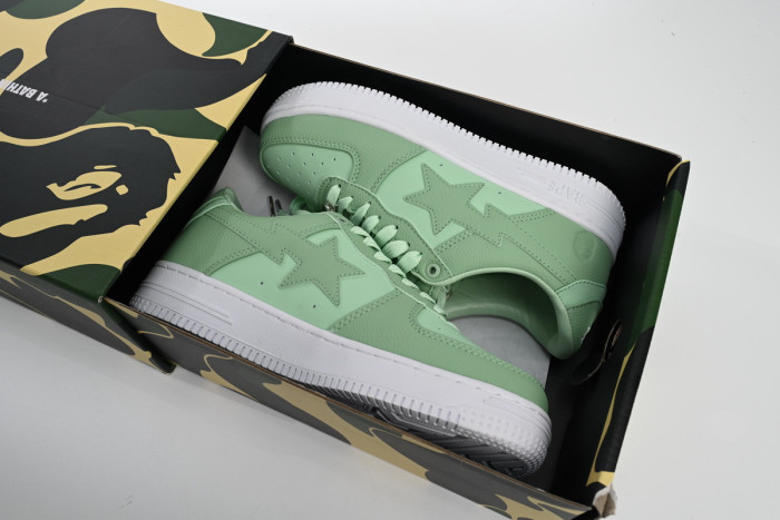 bape sta to low apple green