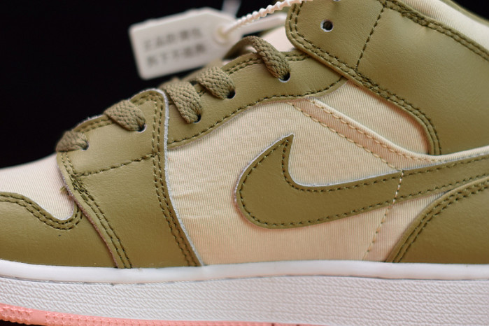 air jordan 1 mid trooper bleached coral 555112-225