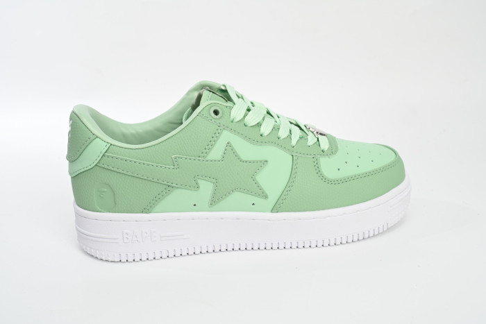 bape sta to low apple green