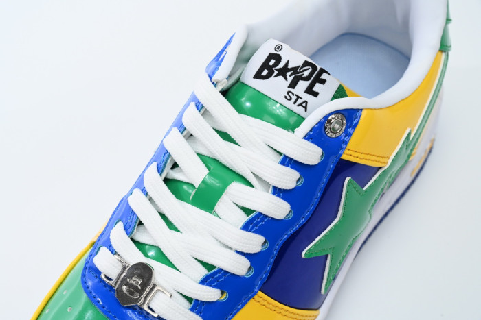 bape sta to low black yellow green orchid