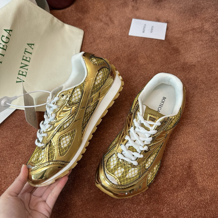 Bottega Veneta Orbit Runner Gold-White bv254811