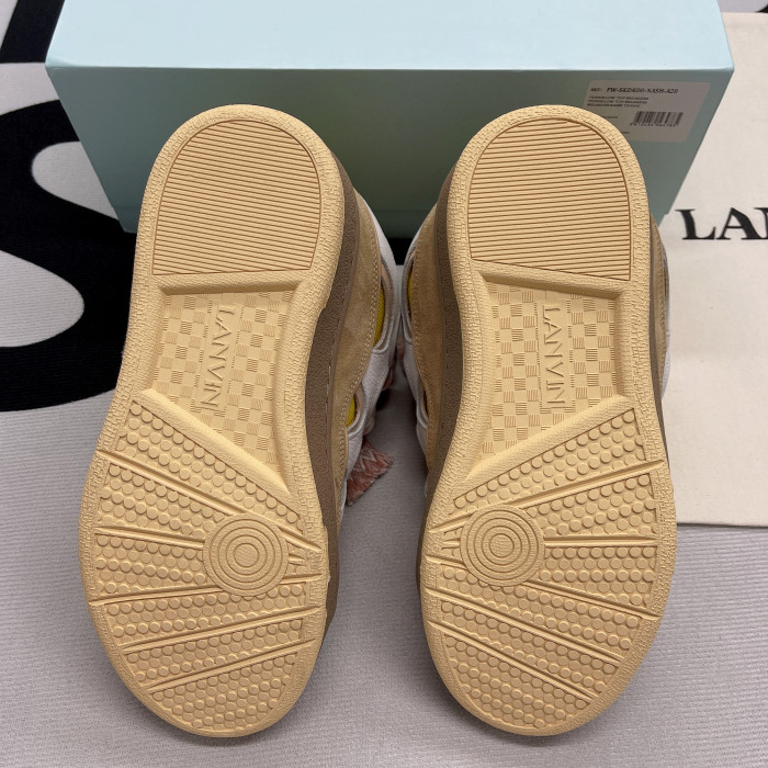 lanvin leather curb beige yellow h200509