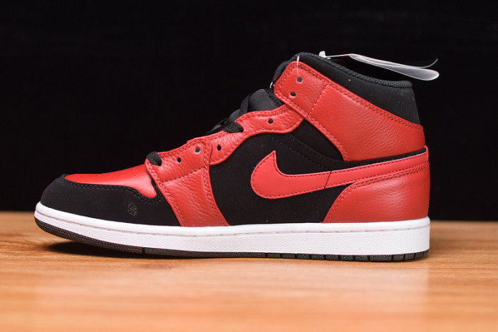 air jordan 1 mid reverse bred 554724-054