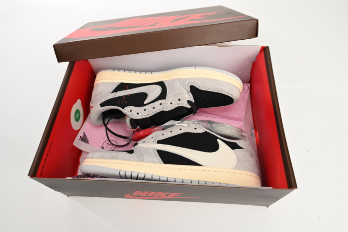 travis scott x air jordan 1 low white grey low gang dm7866-010