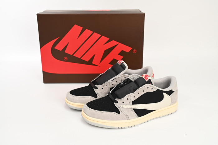 travis scott x air jordan 1 low white grey low gang dm7866-010