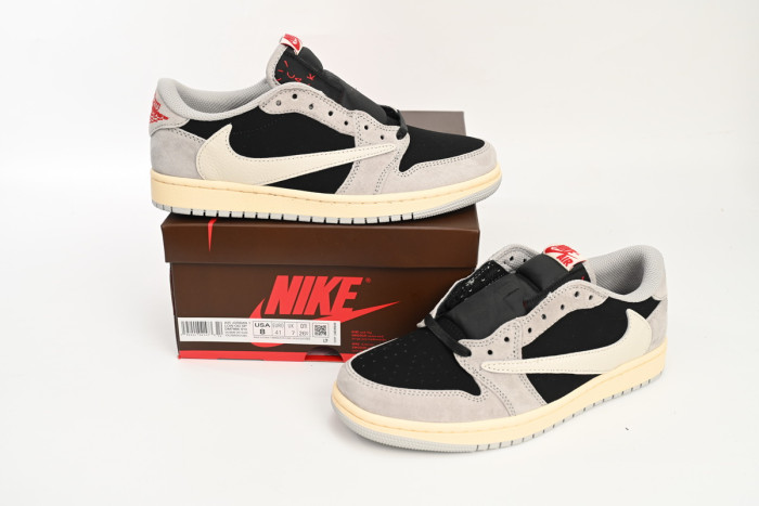 travis scott x air jordan 1 low white grey low gang dm7866-010