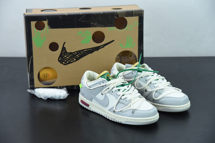 nike dunk low off-white lot 25 dm1602-121