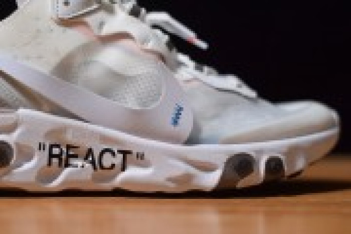 nike epic react flyknit white racer blue aq0068-100