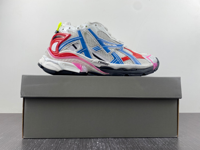 balcia runner white red blue