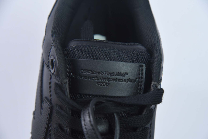 off-white out of office ooo "for walking" low tops black white
