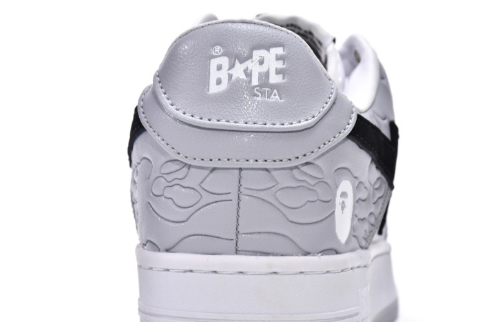 bape sta low grey black white 1h70-191-002