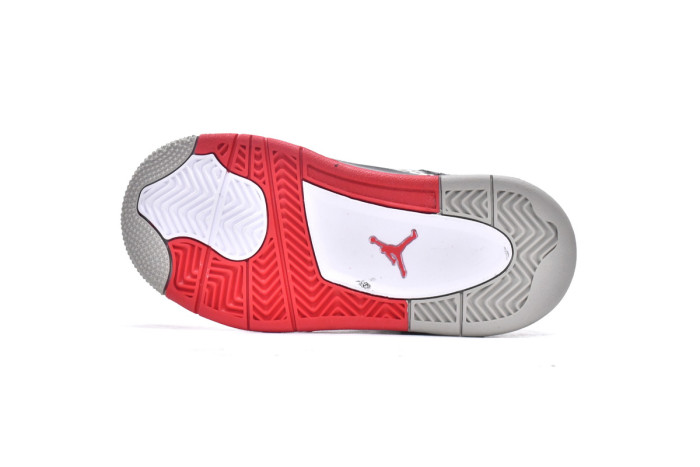 air jordan 4 retro ps fire red kids