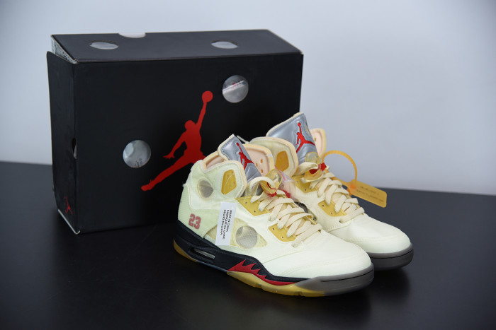 air jordan 5 retro off-white sail dh8565-100