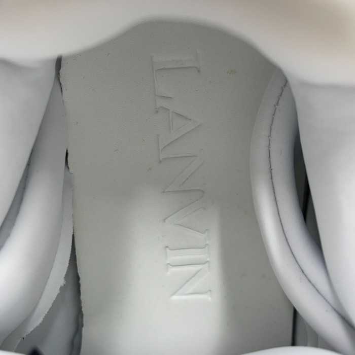 lanvin leather curb grey black
