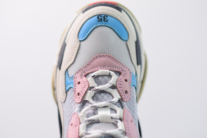 balcia triple s white blue 524039 w09oh 4196