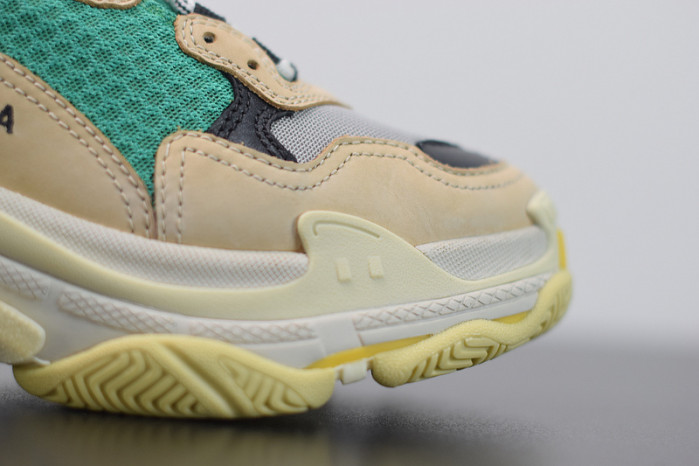 balcia triple s beige green yellow 483513 w06e3 7070