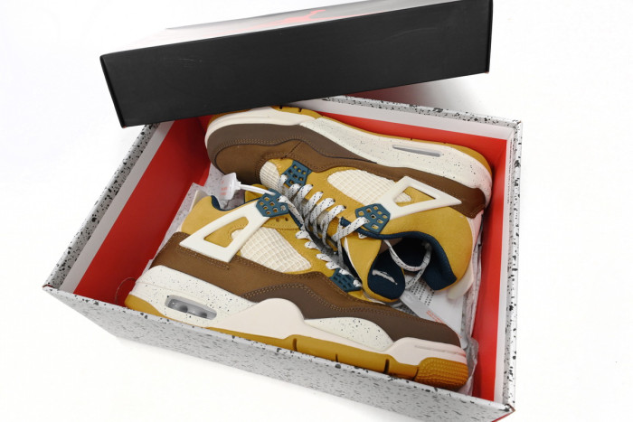 air jordan 4 "cacao wow" brown white
