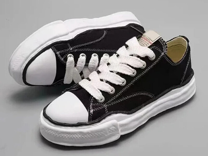 Maison Mihara Yasuhiro Peterson OG Sole Canvas Low A01FW702-BLK