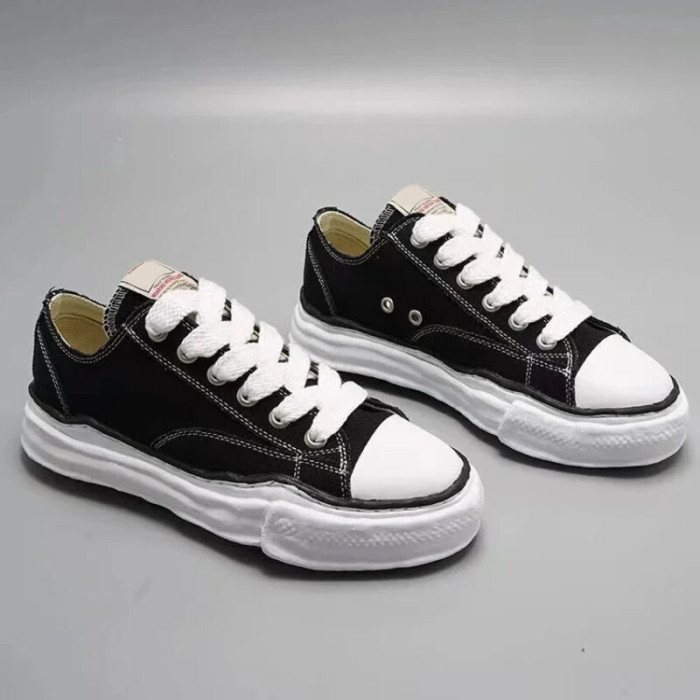 Maison Mihara Yasuhiro Peterson OG Sole Canvas Low A01FW702-BLK