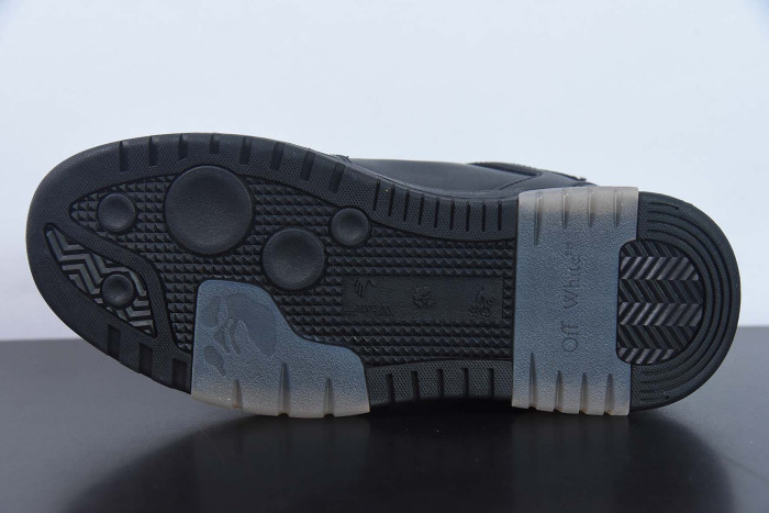 off-white out of office ooo "for walking" low tops black white