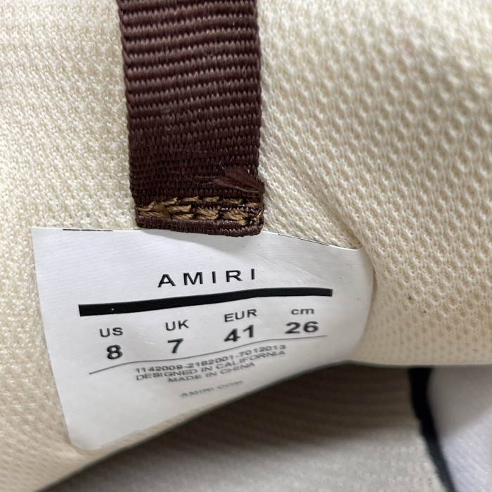 AMIRI Bone Runner Skel Top Low Sneaker