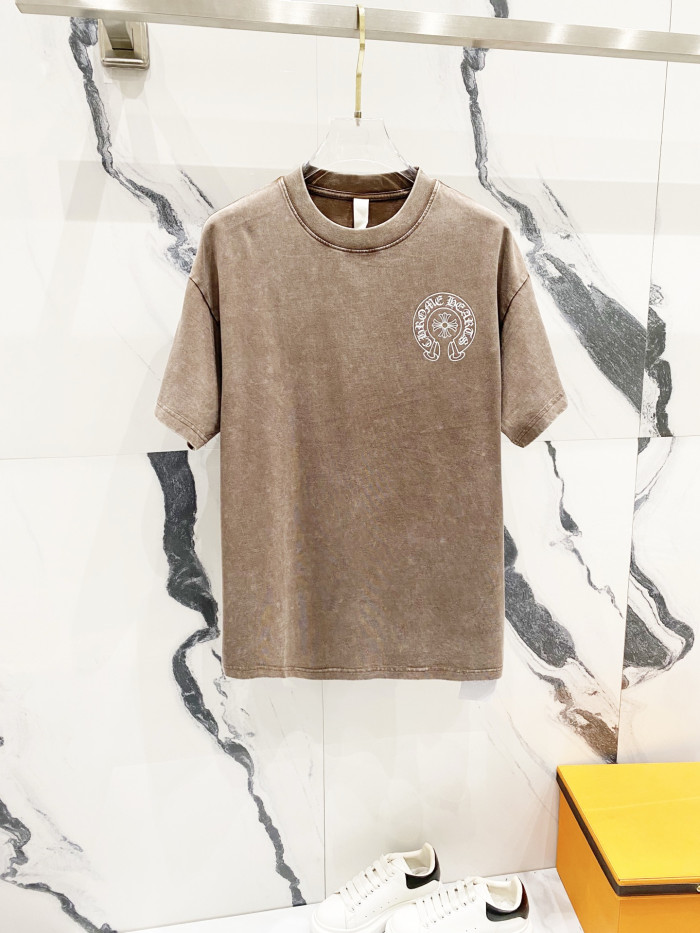 Chrome Hearts Short Sleeve Shirt The make old cross-shaped letters CP00110