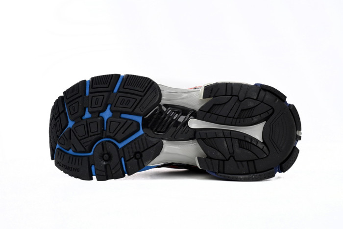 balcia runner white and blue printing Ba*len*cia*ga