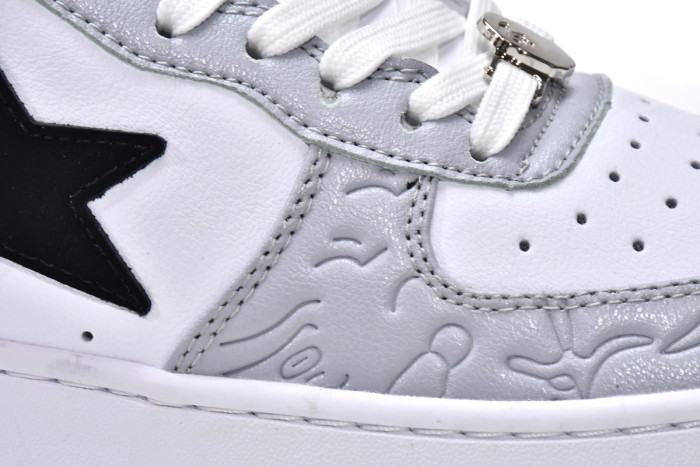 bape sta low grey black white 1h70-191-002