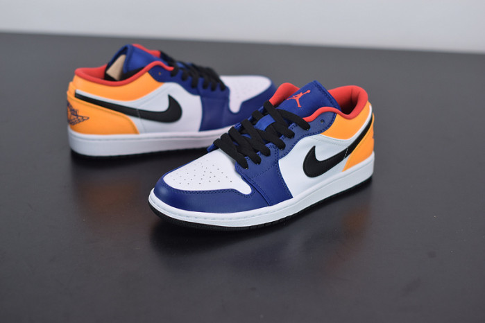 air jordan 1 low white navy yellow 553558-123