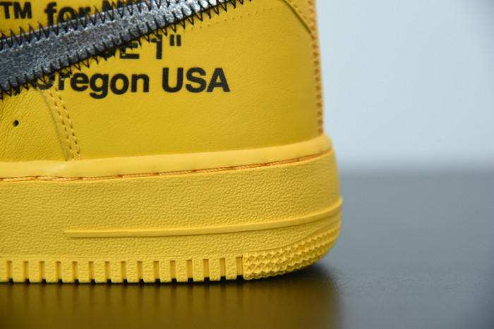 off-white x nike air force 1 low “university gold” dd1876-700