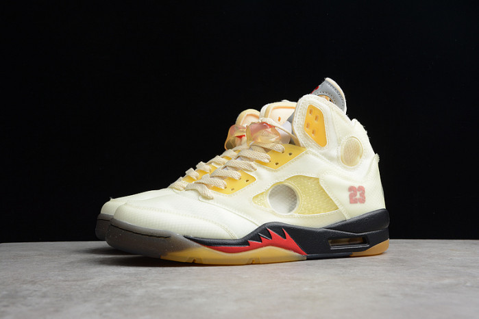 air jordan 5 retro off-white sail dh8565-100