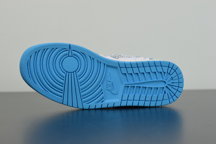 air jordan 1 retro high off-white university blue aq0818-148