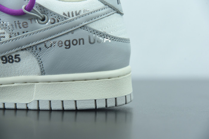off-white x nike sb dunk low “45 of 50” ow dm1602-101