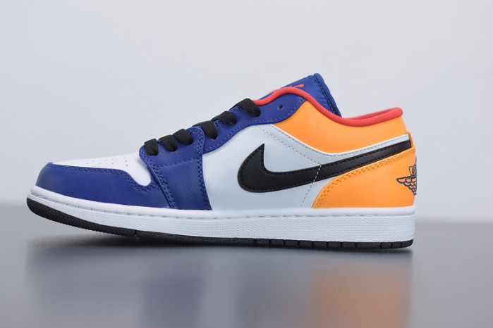 air jordan 1 low white navy yellow 553558-123