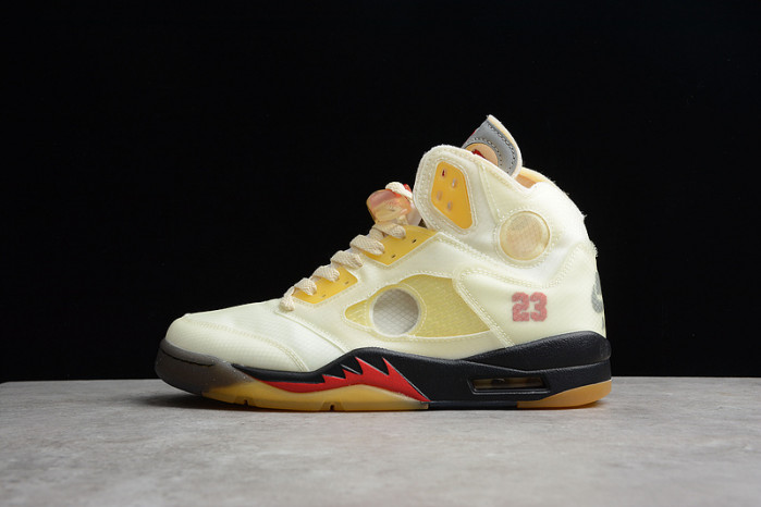 air jordan 5 retro off-white sail dh8565-100