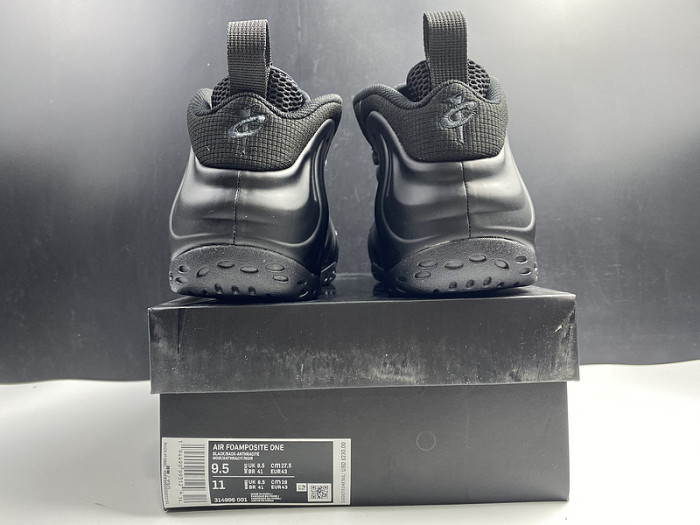 nike air foamposite one authracite blackout 314996-001